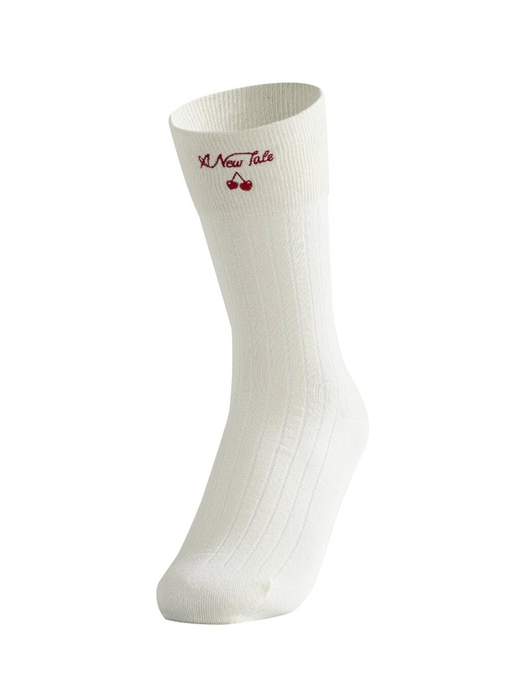 Pretty At The Party Cream Crew Socks